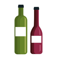 wine shop template isolated icon design, vector illustration  graphic 