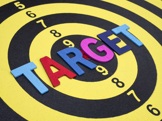 Target on dart board 3