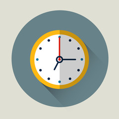 Clock Time Colorful Icon