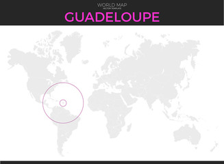Guadeloupe Location Map