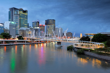 Obraz premium Australia Landscape : Kurilpa Bridge of Brisbane