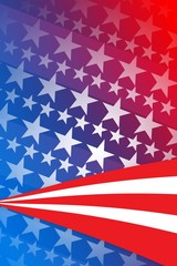 Fototapeta premium stars in a blue background 
