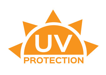 uv protection logo and icon , 6 uv sets
