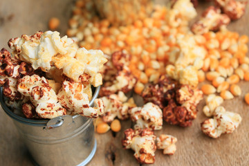 tasty popcorn with seed