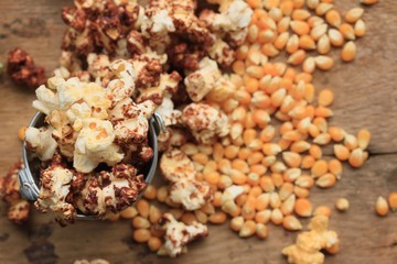 tasty popcorn with seed