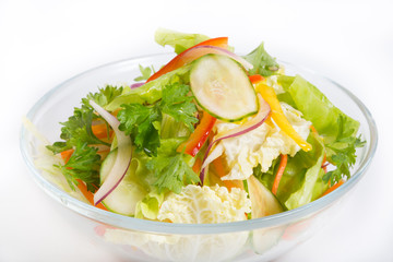 Green vegetables salad