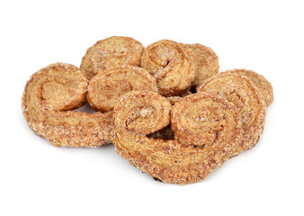 palmier pastries made with spelt flour