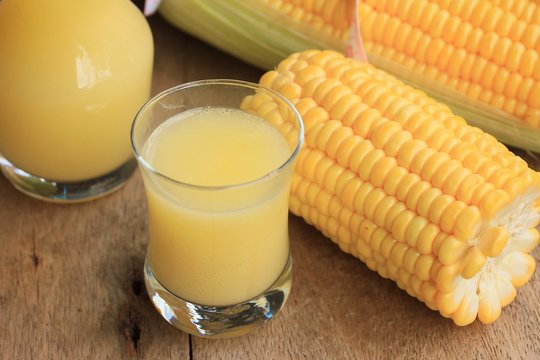 corn milk with fresh