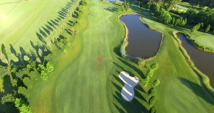 Aerial 4k - Golf Club