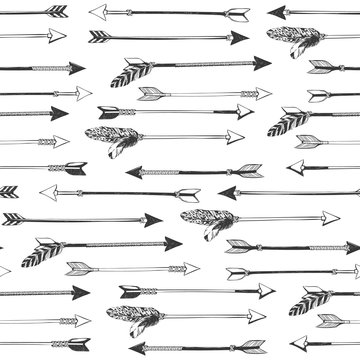Arrows seamless pattern.
