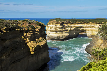 Fototapeta na wymiar daylight view at coast of Twelve Apostles by Great Ocean Rd, Australia