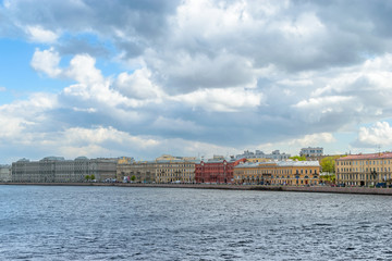 Obraz premium Naberezhnaya Makarova in St.-Petersburg