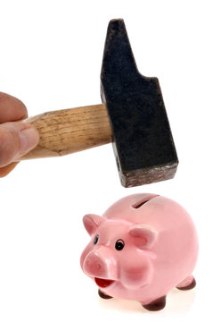 Casser sa tirelire cochon