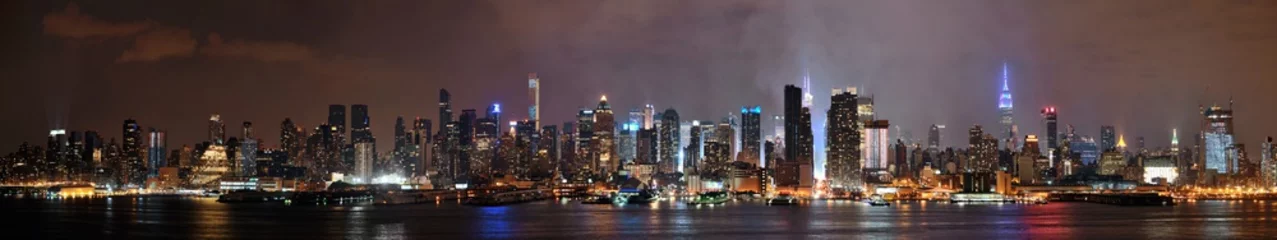 Fototapeten Manhattan midtown skyline at night © rabbit75_fot