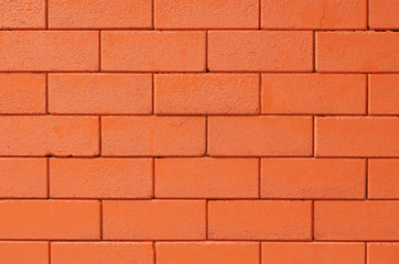 Obraz premium Pomarańczowe cegły tło