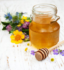 Honey and wild flowers