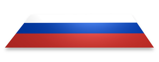 Russia Flag Background ground floor 3d render