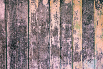 Fototapeta na wymiar Vintage old shabby wooden painted with cracked color Background.