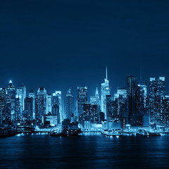 Fototapeta premium Midtown skyline nad rzeką Hudson