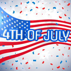 Obraz premium 4th of july celebration background