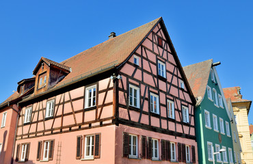 Fototapeta na wymiar Historische Häuser in Ellwangen