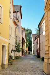 Bürgerhäuser in der Adelmannsgasse in Ellwangen