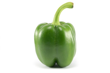 bell peppers isolated on white background