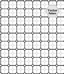 Black and white geometric pattern with  square, abstract background, vector pattern