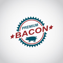 illustration of banner with bread set and ears