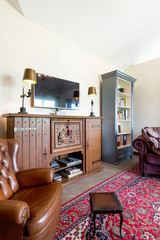 Beautifully renovated antiques adding spirit to the interior