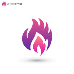 Abstract Flame Logo