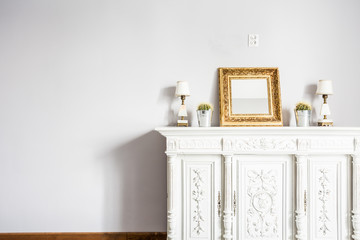 Sophisticated beauty of antique piece of furniture