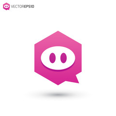 Hexagonal Pig Logo
