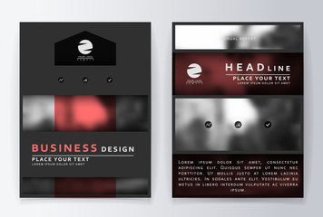 layout design template. Annual report brochure. Business flyer design template. Business paper. Leaflet cover presentation layout in A4 size.