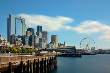 Seattle waterfront - obrazy, fototapety, plakaty