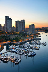 Fototapeta premium Vancouver harbor view
