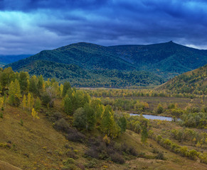 Altay mountains in Siberia