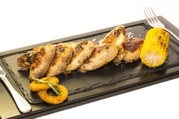 chicken wings are grilled Barbeque