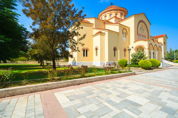 Monastery of Agios Gerasimos on Kefalonia island, Greece