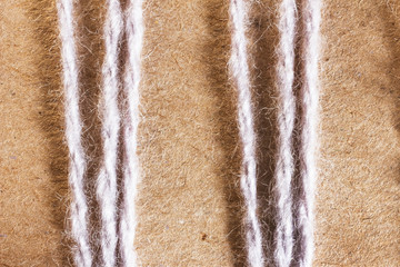 woolen thread closeup