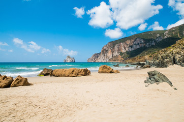 Naklejka premium Sardinia beach
