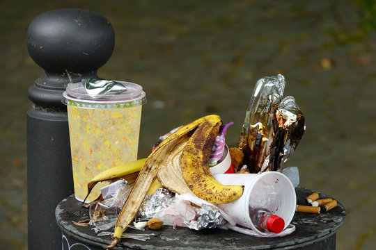 Abfall in st&auml;dtischen Parks