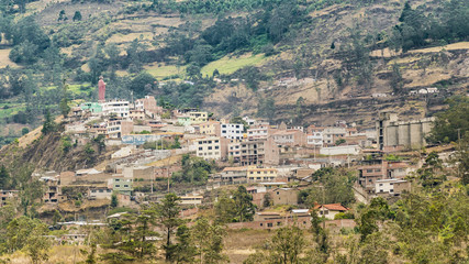 Fototapeta premium Nariz del Diablo Trip Landscape Scene