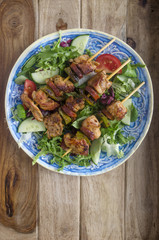 Chicken and Chorizo skewers