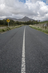 An open road in Ireland