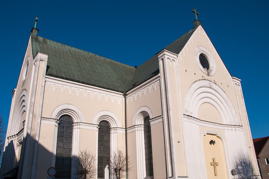Catholic church in Czaplinek, Poland