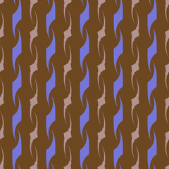 Wave line abstract seamless pattern.
