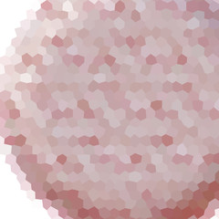 Sphere low poly hexagon style vector mosaic background