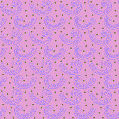 Spiral small pastel seamless pattern