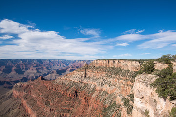 Fototapeta na wymiar Views along Desert View Drive, Grand Canyon